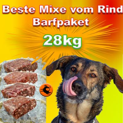 Beste-Mixe vom Rind 28kg Barfpaket