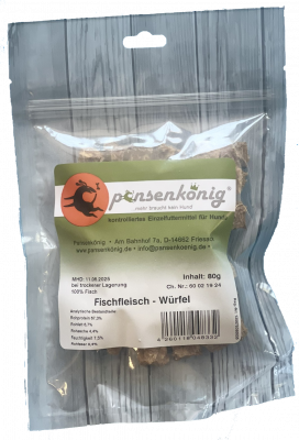 Fischfleisch-Würfel 80g