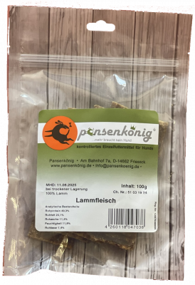 Lammfleisch getrocknet 100g