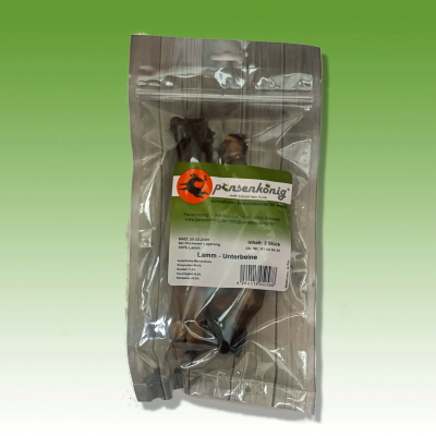 Lamm Unterbein verpackt