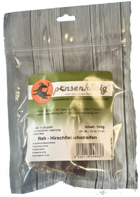 Reh-Hirschfleischstreifen 100g