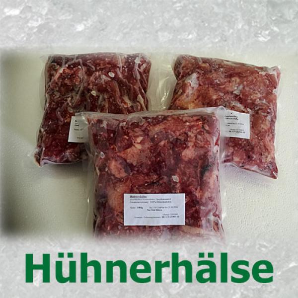 Hühnerhälse mit Haut 1kg