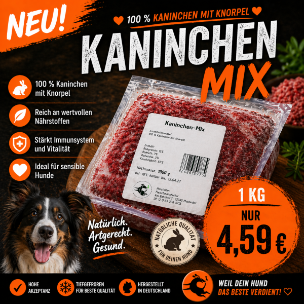 Kaninchen-Mix 1kg