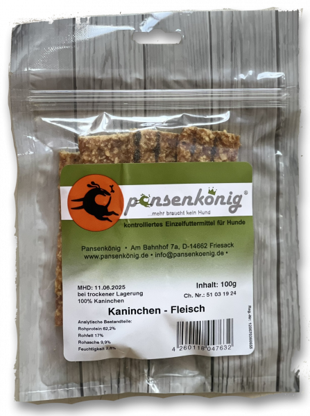 Kaninchenfleischstreifen 100g