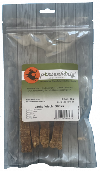 Lachsfleisch Sticks 80g