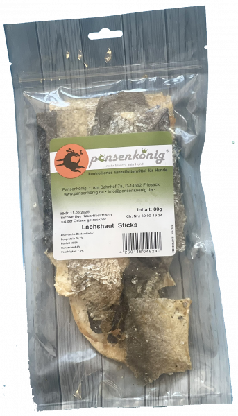 Lachshaut Sticks 80g