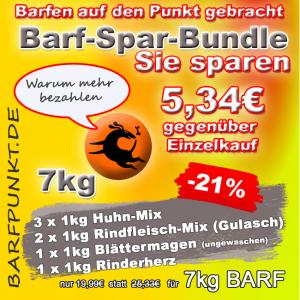 BARF Spar Bundle 7kg/4Sorten